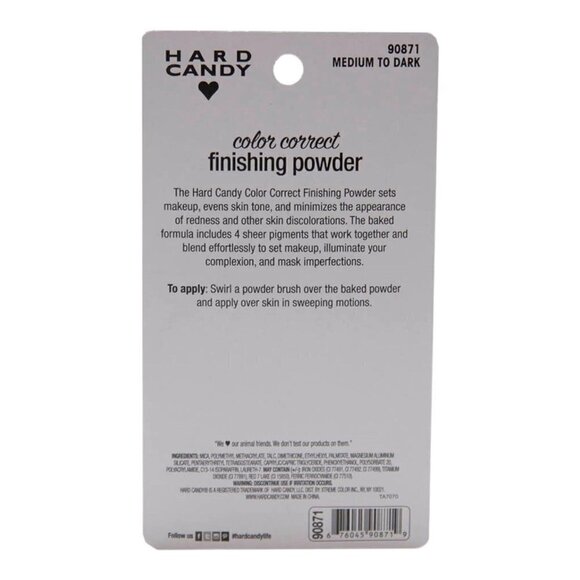 HARD CANDY 90871 Medium to Dark Color Correct Finishing Powder BNIP - Picture 2 of 2